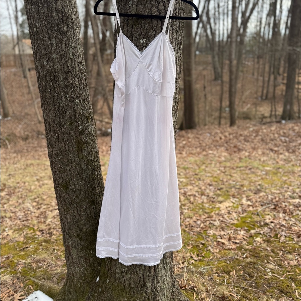 Vintage 90s White Slip Dress